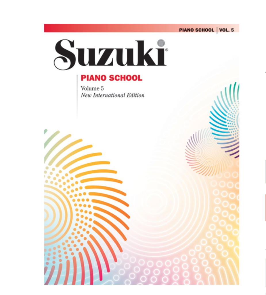 Suzuki Piano School New International Edition Piano Book, Volume 5 ...